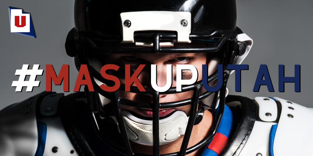 Please wear your mask, so I can wear mine. 😷🏈 
#MaskUpUtah #MyReasonWhy