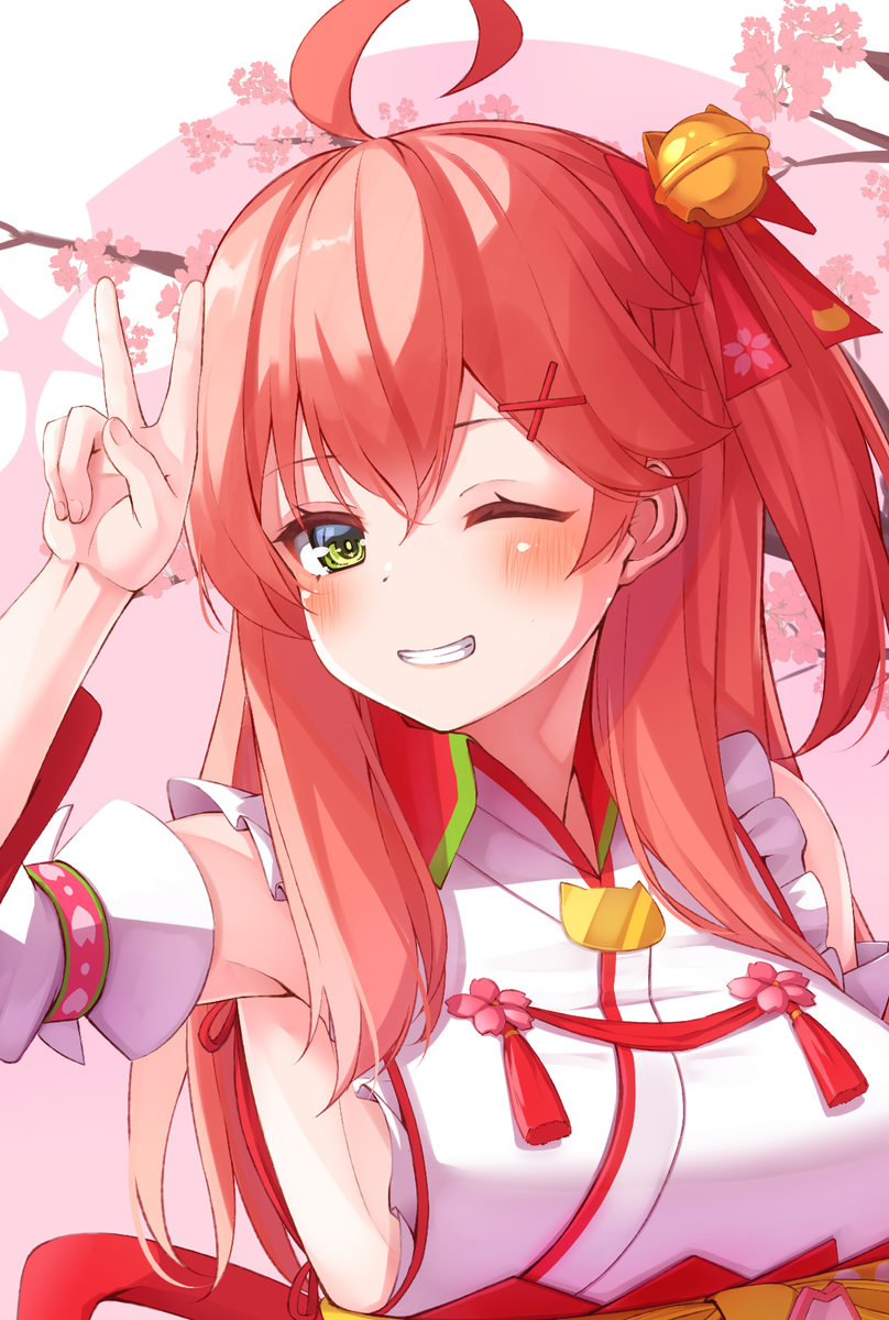 さくらみこ 「みこち2周年おめでとう❗❗??
ゆっくり休んで、また元気な姿を?
待ってんで❗❗」|にゃん🐾のイラスト