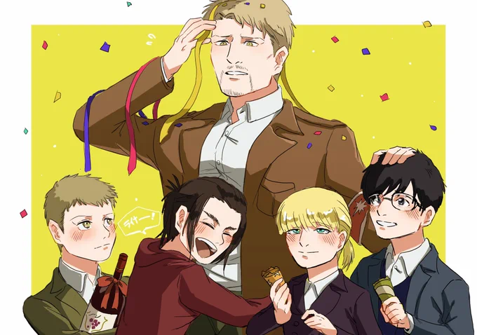 ライナーおめでとうー!!!!!!ライナーの全てが好き...これからも進み続けてくれ...
#ライナー・ブラウン生誕祭2020 
#ライナー生誕祭2020 