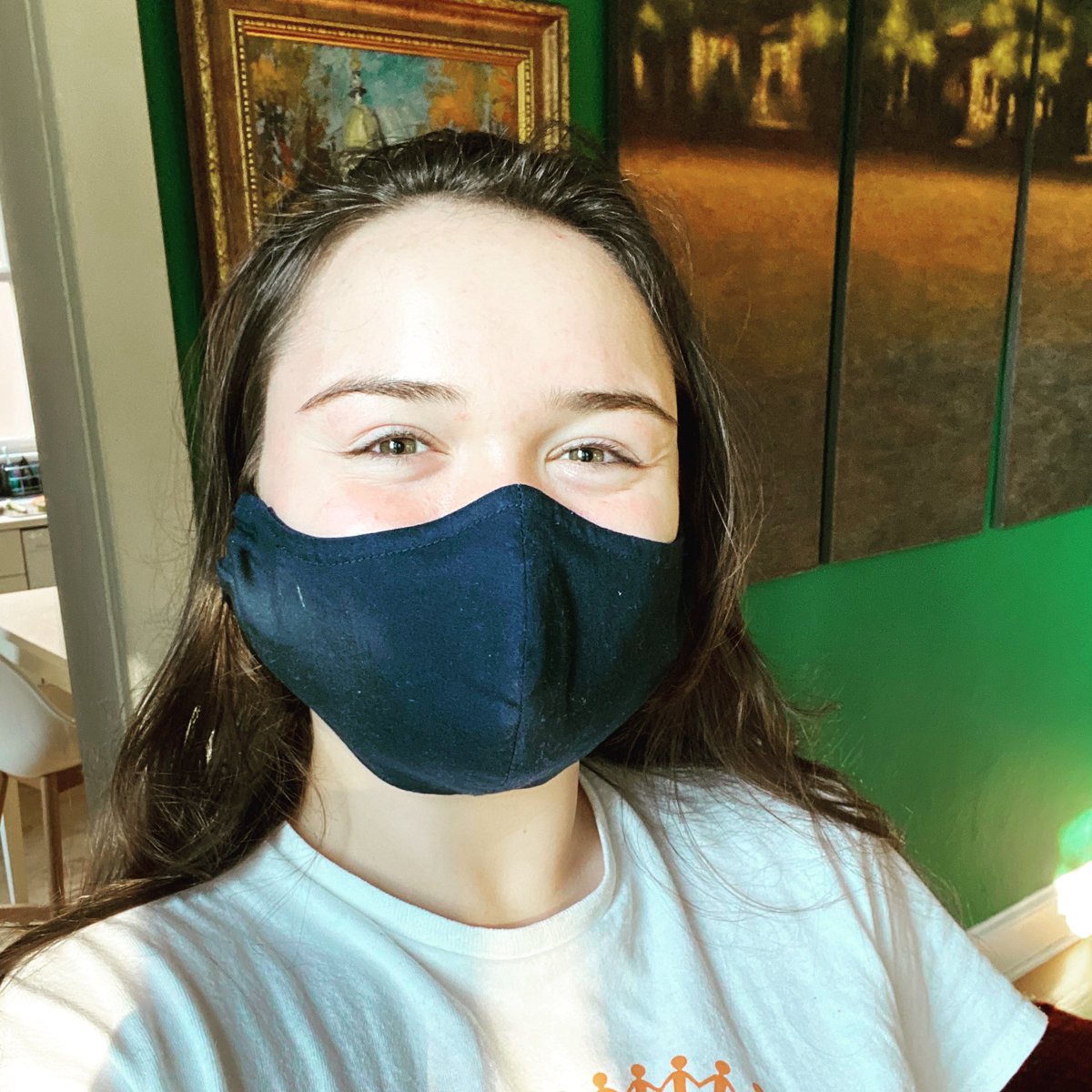 Katie Franz, @vt_ucfs President, says “I wear a mask because it’s something easy I can do that has a big impact on the health and safety of my community” #maskupvt #utprosim #showusyourmask #bewellhokies #hokiesmaskup