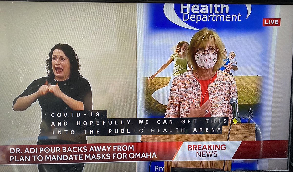 Dr. Adi Pour backs away from mask mandate for #Omaha.