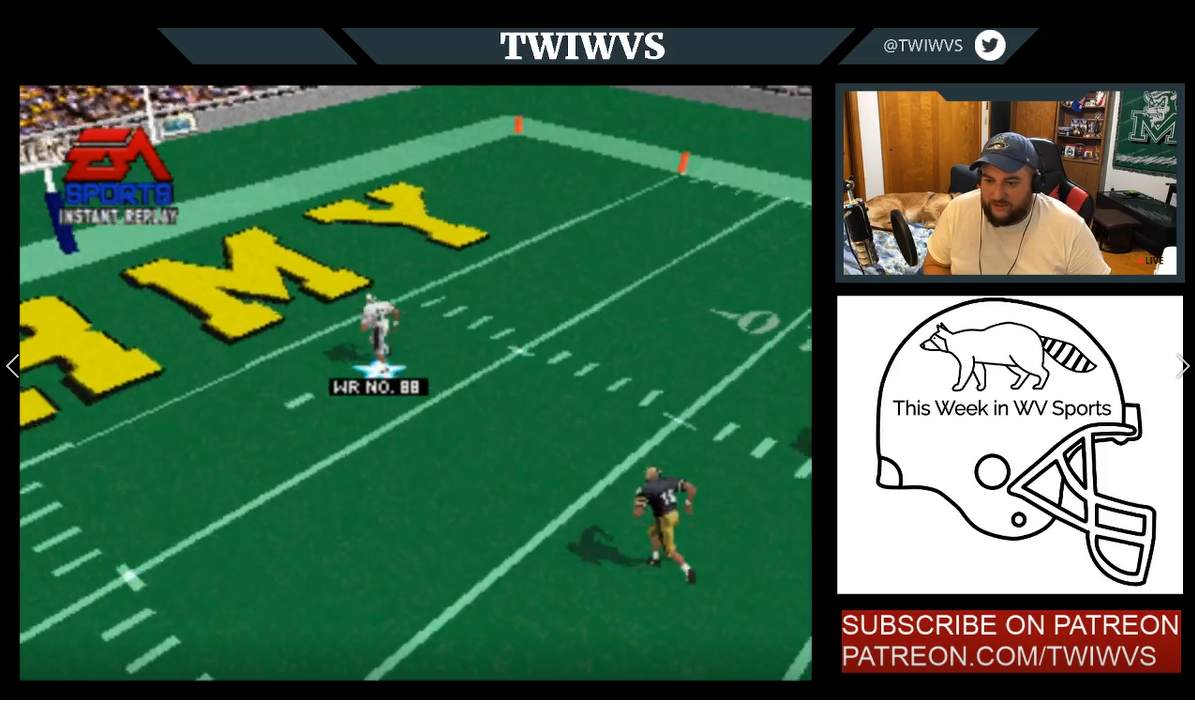 twiwvs's tweet image. Trying something new for All-Access and All-Star Patreon subscribers: they get our game-by-game journey through NCAA Football 98 first. The rest of y'all get them all at once when the season is done. patreon.com/posts/39924835