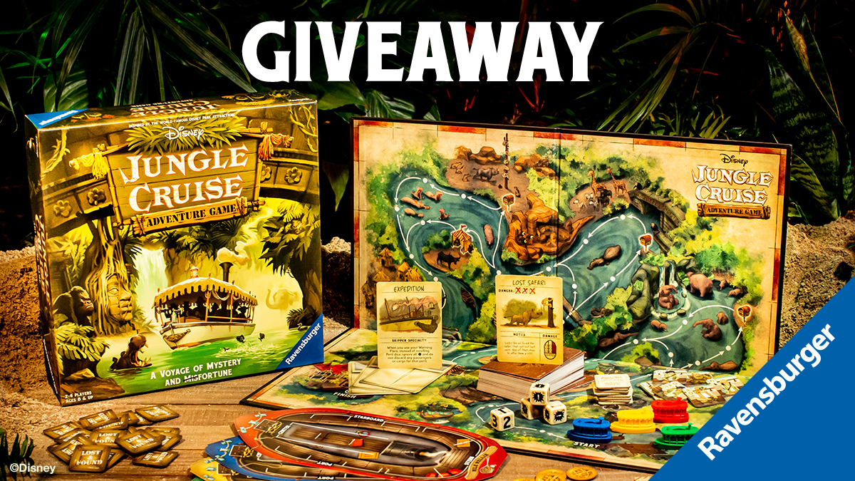 Our last #giveaway for #GenCon Day 4 is for #Disney #JungleCruise Adventure Game!

To win a copy:
-Enter here and make sure you're following us: rafflecopter.com/rafl/display/d…?

-#RETWEET this tweet for an extra entry!

Winners will be picked tomorrow! #GenConOnline