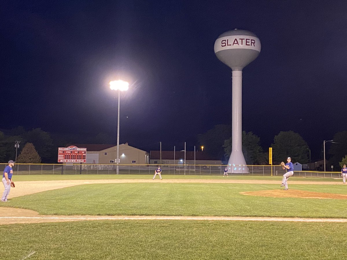 midiowabaseball's tweet photo. MIBL version of small-town baseball.  Historic Nite Hawk Field in Slater.  Thankful for the opportunity.  65-yr old, Gary Frank, at the plate.  @78Lang5 @TommyBirch @jeje66 https://t.co/G2d4k9D7RW