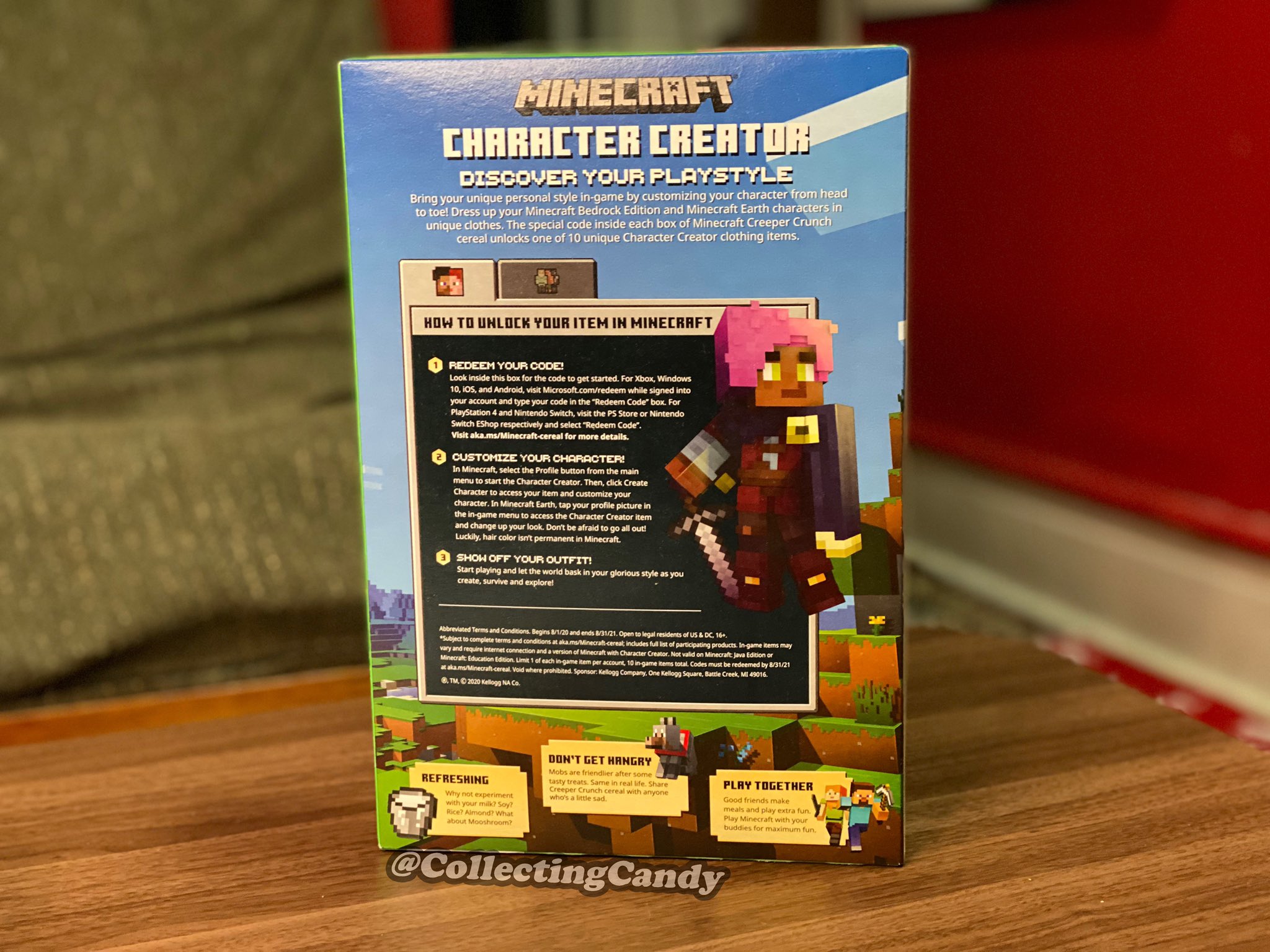 Jason Liebig Su Twitter It S Minecraft Creeper Crunch Cereal Thanks To Kelloggsus For Sending Me Out A Preview Of This It S Arriving In Stores In August So Basically Tomorrow Minecraft Has