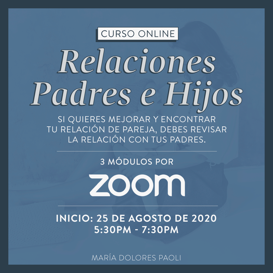 ¿Quieres encontrar o mejorar tu relación de parejas? ¿Crees qué tienes pendientes sin resolver con tus padres?

Te invito a revisar la relación con tus padres en nuestro nuevo ciclo de cursos online.

Para más info e inscripciones: forms.gle/ArG8bfCruVswJj…