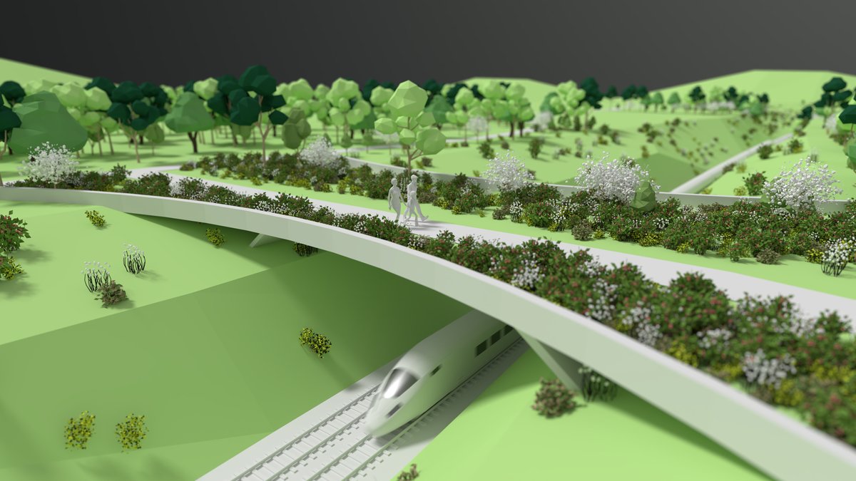 Between  #London and  #Crewe, 43 Ancient Woodlands will be affected but thanks to over 30 miles of tunnels and careful route planning, 80% of the total area of those 43 woodlands will be completely untouched.