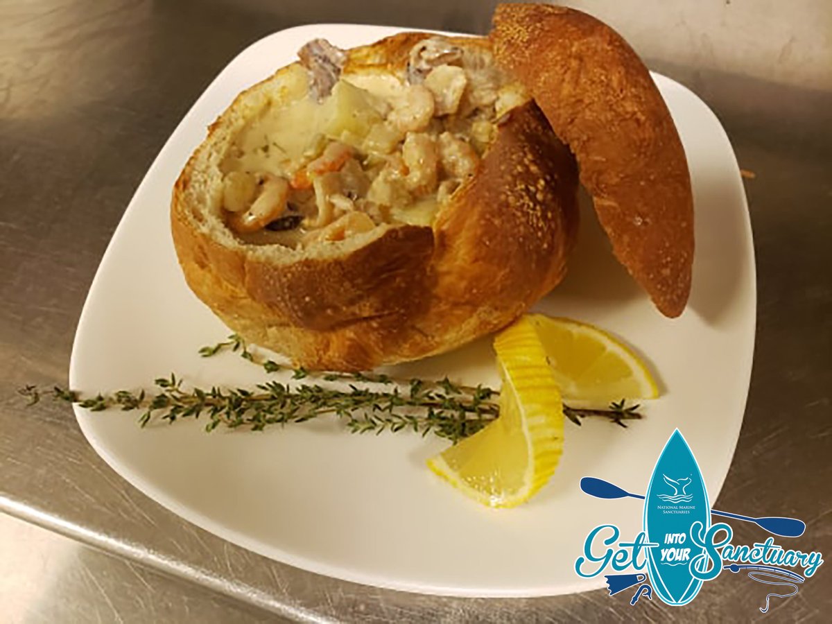 sanctuaries's tweet photo. Who’s hungry? In 1 hour we’re serving up some delicious recipes for our next event-- @OlympicCoast Cuisine: Cooking the Quintessential Seafood Chowder! Join the Facebook WatchParty at https://t.co/CIz3z7TWej #VirtualGIYS #ILoveMySanctuary https://t.co/zfdjxFuiJL