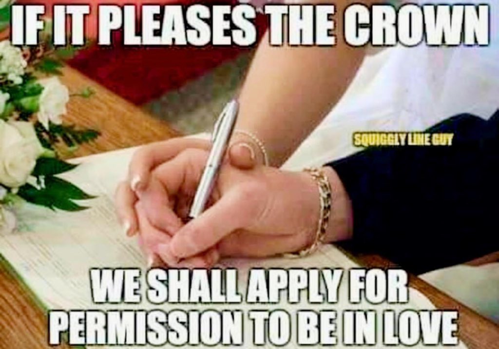 This is yet another example of an unnecessary license. You must sign it and pay for that license. Why is this necessary?

#SharpeWay #LarrySharpe #libertarian #liberty #licenses #marriagelicense #governmentoverreach