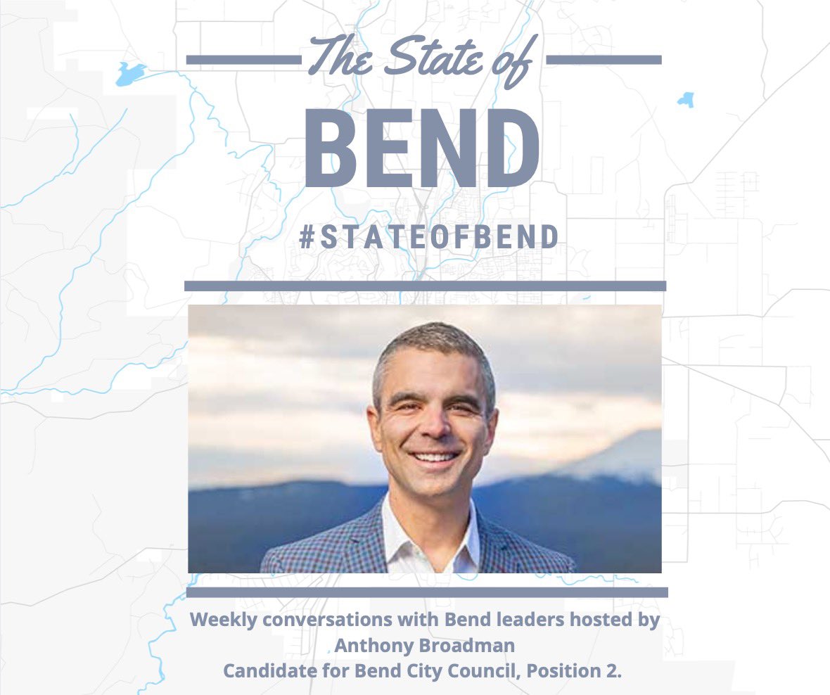 TheBroadman's tweet photo. Looking forward to talking with @votephilchang at #stateofbend live discussion at 10:30am today! We will be talking about collaboration between the City and County. Check the campaign FB page: https://t.co/Jwdu0E5G90 https://t.co/4zyPnIdp5t