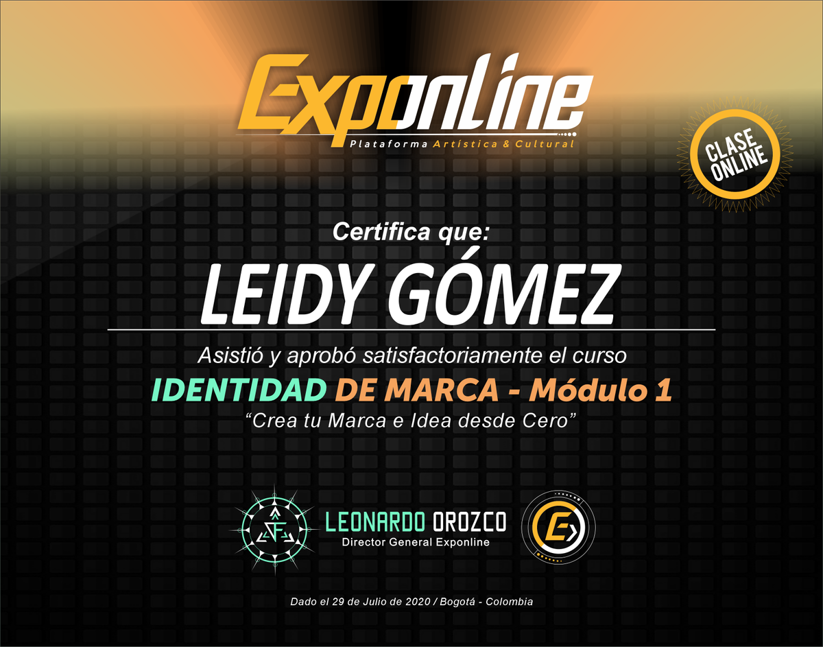 LeoFloxus's tweet photo. #EmprendeconExponline #Exponline #Floxus Porque nuestra principal motivación es darle visibilidad a tu marca o emprendimiento, te compartimos certificados y todo el proceso de nuestras clases para que te motives y hagas parte de este gran impacto. https://t.co/BoV6ok6jGM