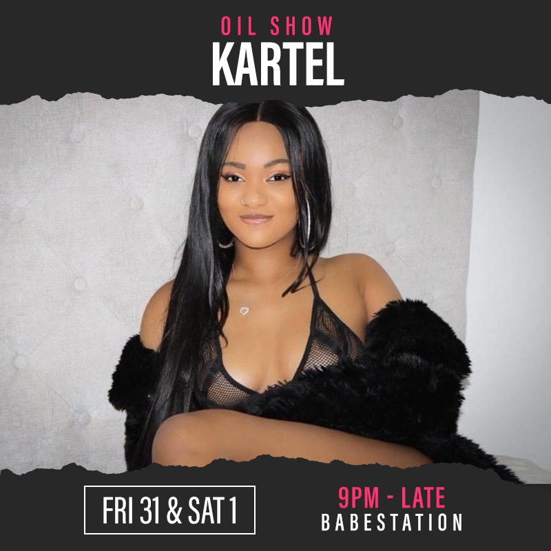 Kartel brings back her oil show tonight and tomorrow night from 21:00 PM https://t.co/knqR3pYzv2