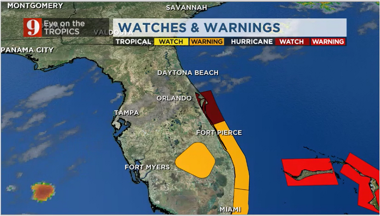 Rain bands could arrive in Central Florida Friday evening. With the ...