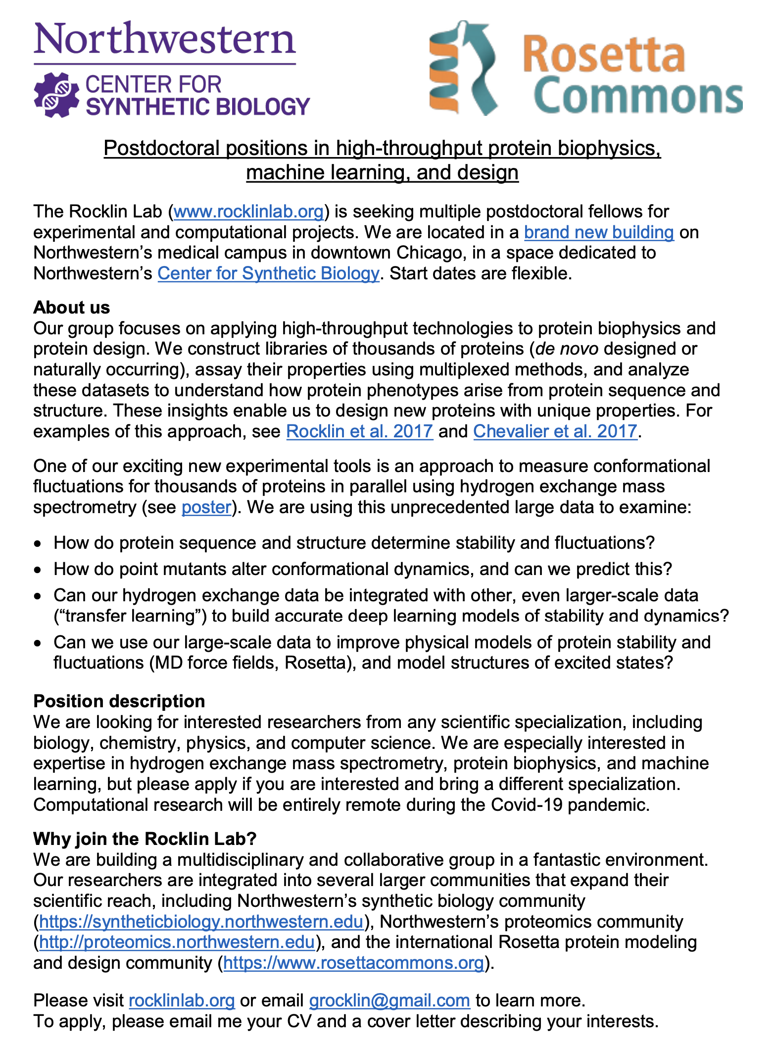Gabriel Rocklin on X: &ldquo;We are hiring postdocs! Are you interested 