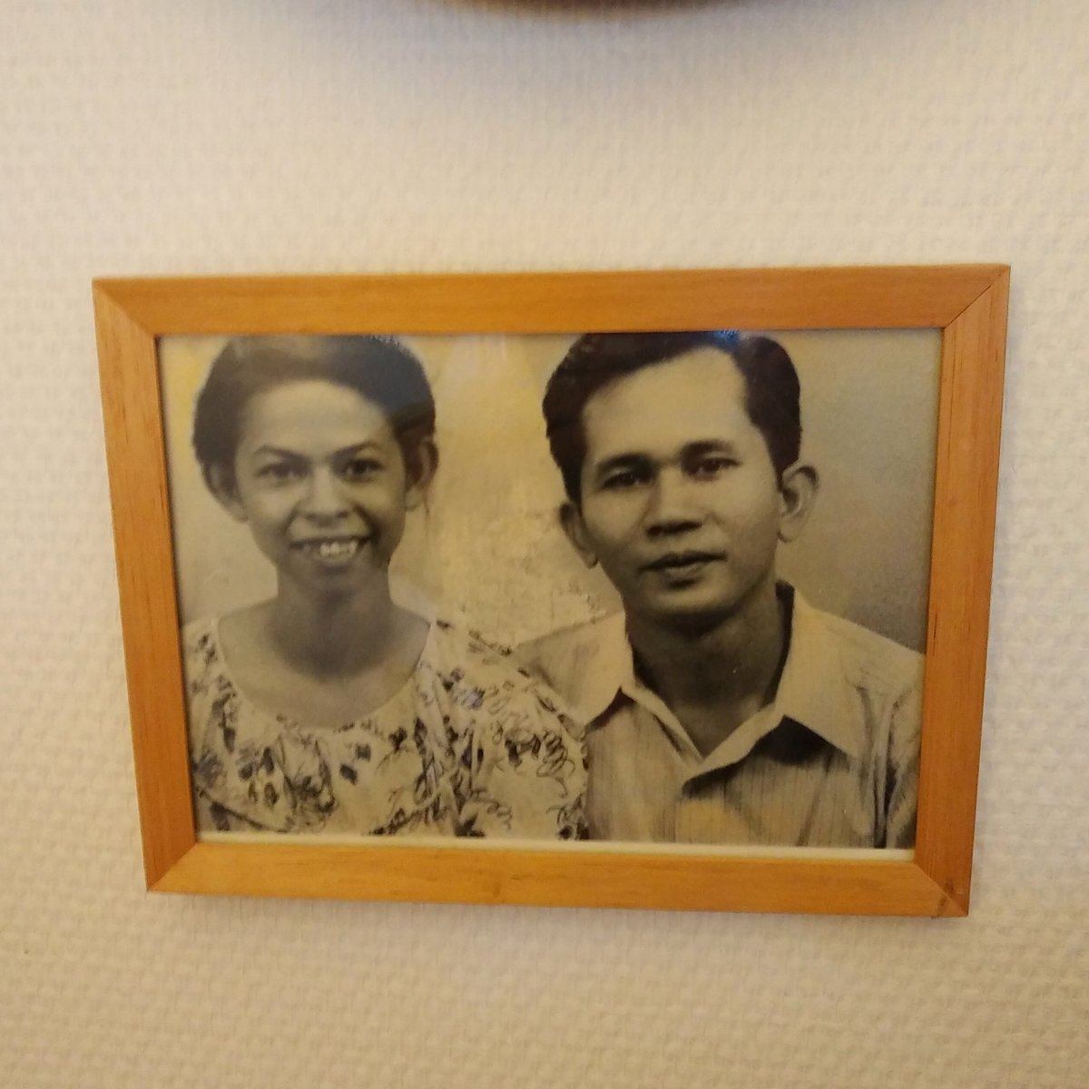 I heard from Francisca, in my opinion the hero of the book, after she received her physical copy and saw that I dedicated it to her (and to Benny Widyono). She thanked me, but she insisted that all the real heroes lost their lives in 1965. Here she is with her late husband, Zain
