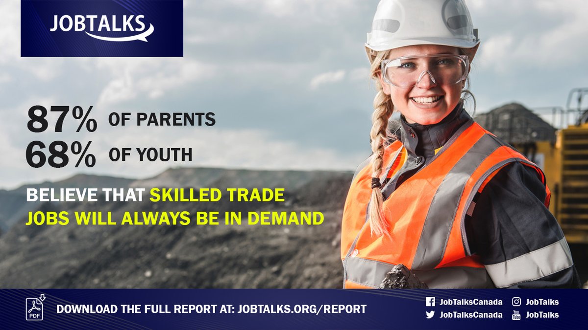 JobTalksCanada's tweet photo. 📈 Opportunities and advancement!
😍 Job satisfaction!
💰 Some trades are even recession-resistant!!
#FutureSkills #ConstructionCareers #SkilledTrades #MoveOverBob #OYAP #Apprentice #Journeymen #FutureJobs #FutureCareer #CoolJobs #Apprenticeship #SkillsThatMatter #SkillsForLife https://t.co/YsXGf3dA6V