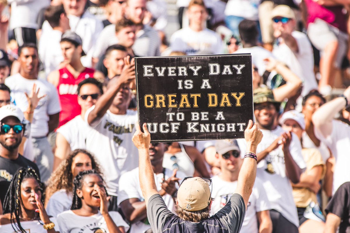 UCFKnights's tweet photo. Just reminding you...💛

#ChargeOn https://t.co/2lBQL4s5a5