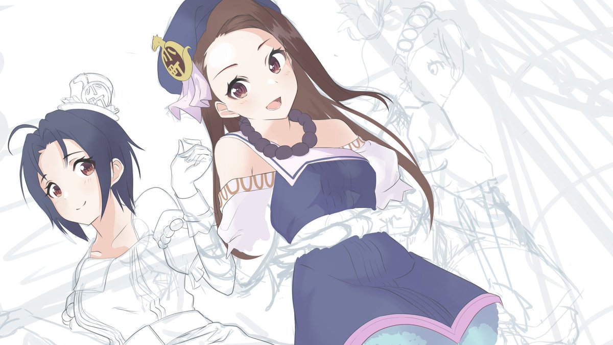 久々のお絵描き楽しい アイドルマスター 竜宮小町 873のイラスト 久々のお絵描き楽しい アイドルマスター 竜宮小町 873のイラスト