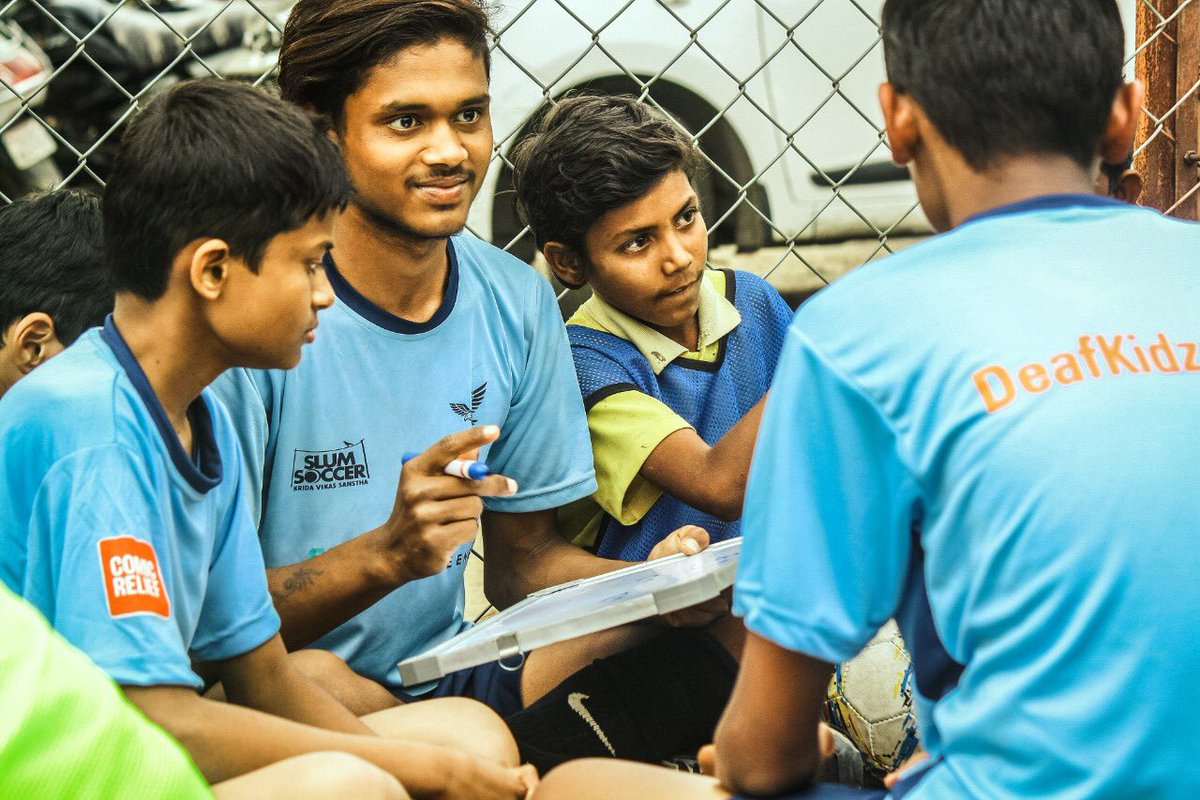 slumsoccer's tweet photo. Recalling fond memories of the first ever football tournament when our deaf participants played with their hearing counterparts. #FlashbackFriday #inclusion #deafcommunity #footballforall #footballforinclusion #footballforunity @comicrelief @DeafKidzIntl https://t.co/J6n4zln0hZ