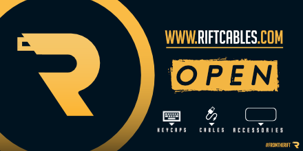 RiftKeys's tweet photo. ‼️‼️‼️ SHOP IS NOW OPEN ‼️‼️‼️
🌐 https://t.co/9aWUy6IwyC
🔌For all your Keyboard Cables, Keycaps & Accessory needs.
#fromtheRIFT https://t.co/GnnjwWNyhf