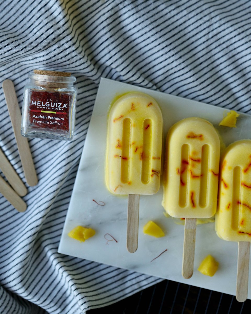 lamelguiza's tweet photo. ¡Este #FinDeSemana te animamos a preparar unos #delicioso #PolosCaseros de #mango y nuestro #AzafránLaMelguiza!
-
This #weekend we encourage you to prepare some #delicious #HomemadePopsicles of mango and our #LaMelguiza #Saffron!
#PolosDeMango #MangoPopsicles #Azafrán #polos https://t.co/8D0DBcBxl2