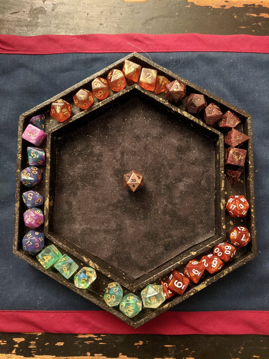 ProbablyMaddyDo's tweet photo. I made a dice tray!! Want one? https://t.co/mM0GyGUKmG