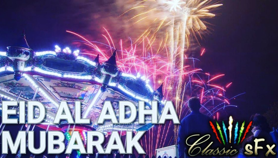 Eid Mubarak to all those celebrating!
Wishing you all a wonderful and blessed day. Stay safe and take care! 🕋⭐️🌙

#FireYourImagination 🔥

#EidMubarak #EidAlAdha #Fireworks #Celebrations #EidAladha2020 #Eid #Pyro