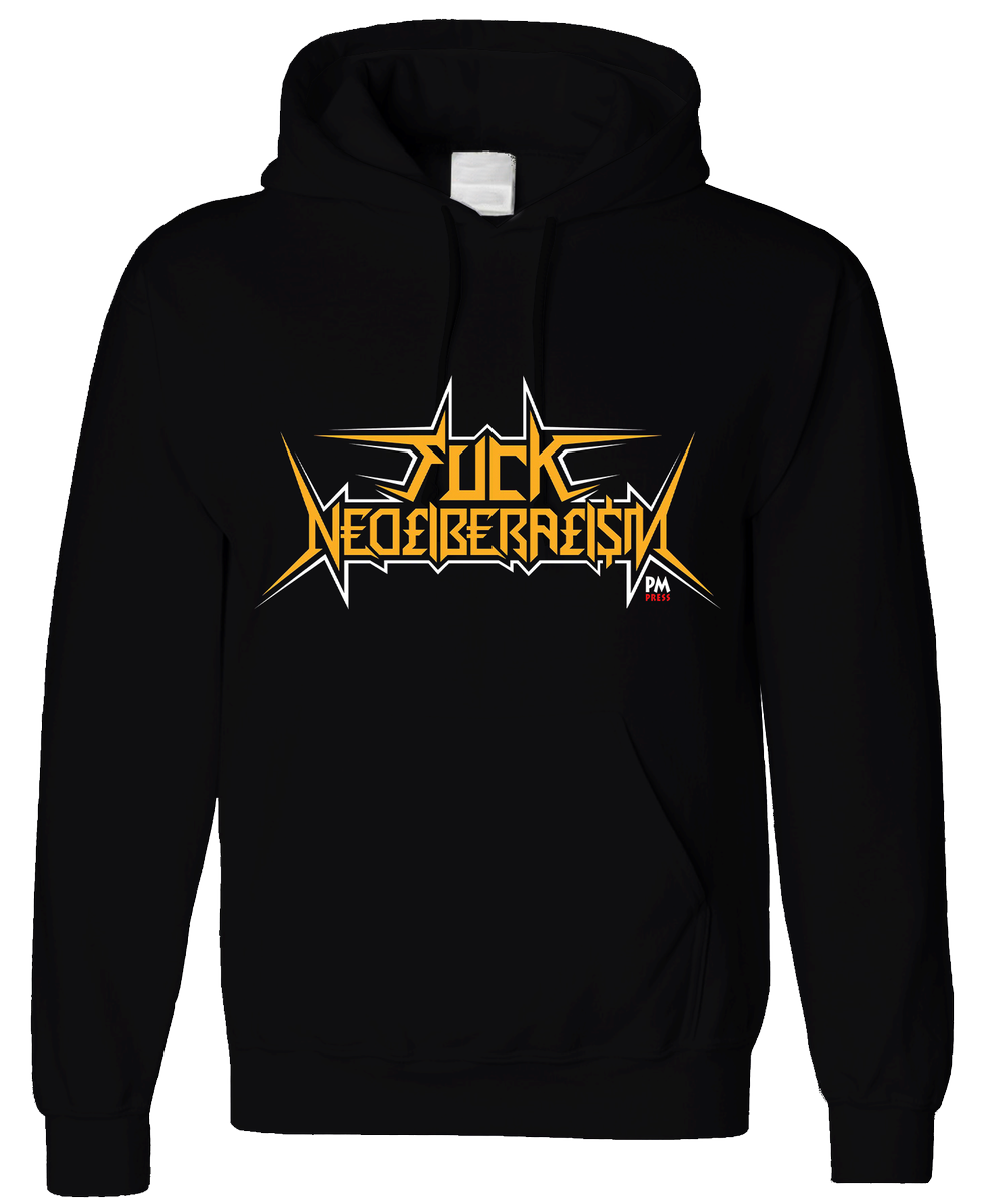 PMPressUK's tweet image. Less than a day to go for the #FuckNeoliberalism kickstarter. 

Look. We've reached our target - so, like, don't go out and rob one of the big bastard banks just for our sake.  

- but, if you want @No_Sweat hoodies with #EdRepka's artwork - Back it now!

kickstarter.com/projects/ww3/f…