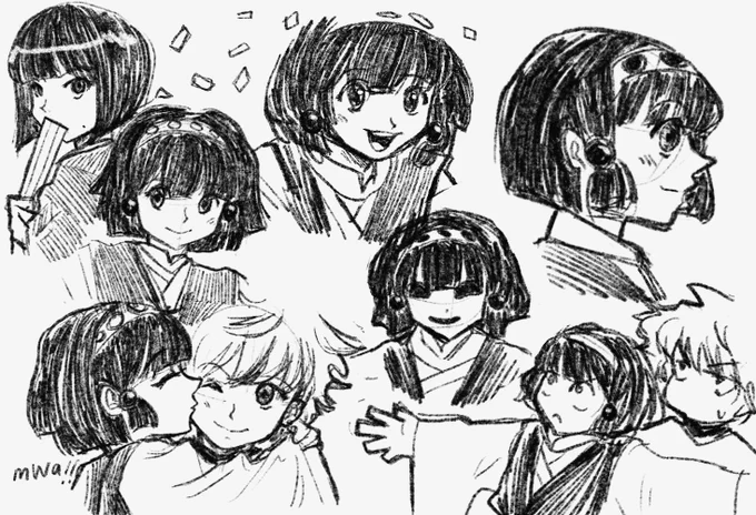 I've been thinking abt short haired #alluka for some time now #hxh 