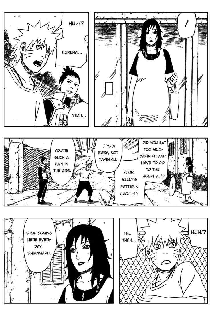 Naruto thinks that the feelings he associates with ramen are the same as love. It may be funny but is Naruto,who, after seeing Kurenai with a huge belly, was unable to associate that with the fact that she was pregnant until Shikamaru told him, that’s the level of his obtuseness.