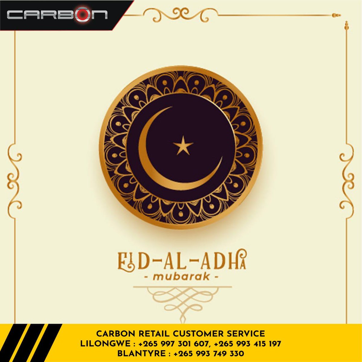AutoAndTyreLTD's tweet photo. #DunlopMalawi #CarbonRetail #EidAladha2020 https://t.co/gKo7FyuXd7