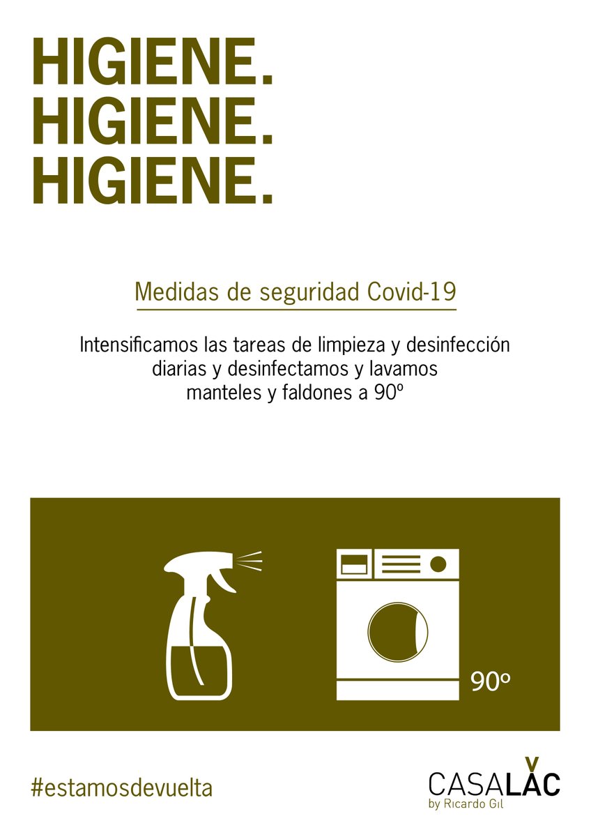 En La huerta de Tudela no bajamos la guardia y seguimos todos los protocolos  que marca el Ministerio de Sanidad.

Seguimos creando experiencias. Cuidamos de ti.
La Huerta de Tudela, Restaurante 33, CasaLac,

#protocolosdeseguridad #cocinasaludable #protegetusistemainmunologico