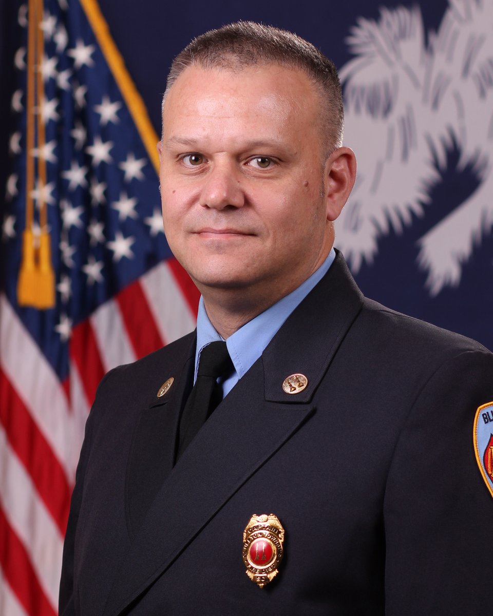 BlufftonFire's tweet photo. The Bluffton Township Fire District would like to congratulate Captain Tom Lamb on his recent promotion to Station Captain. Captain Lamb will be assigned to Station 31 (Pritchardville) #blufftontwpfire https://t.co/GgsStH9aH9