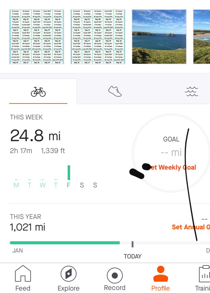 willcockslaura's tweet photo. Set annual 🚴♀️ goal for 1000 miles. Just sweated past it last day July 🥵😊#lockdowncycling https://t.co/1PfSfofb3s
