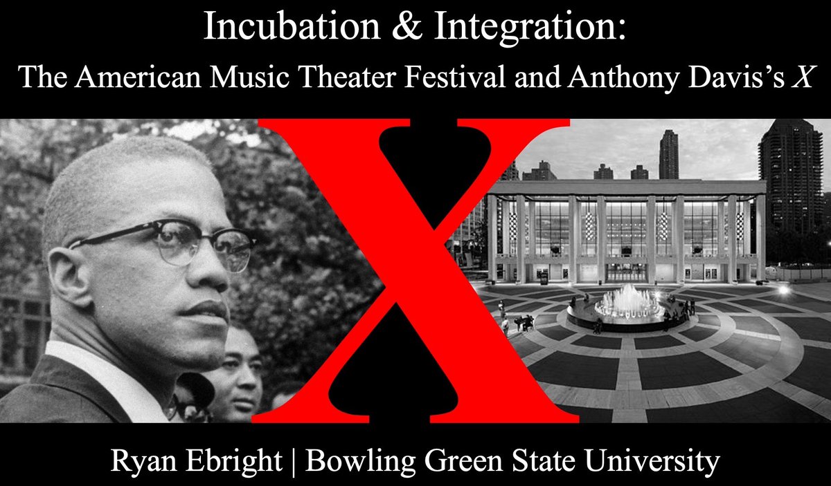 ryan_ebright's tweet image. 🚨🚨🚨Tune in at 3:30 EST to a great panel on contemp. music &amp;amp; institutions🚨🚨🚨

@ElenaDubinets on festival curation, @seatedovation on @bangonacan &amp;amp; New Music America; me on Am. Music Theater Festival &amp;amp; A. Davis's Malcolm X opera. Register free here: forms.gle/dxbk3ncQFzUKqn…
