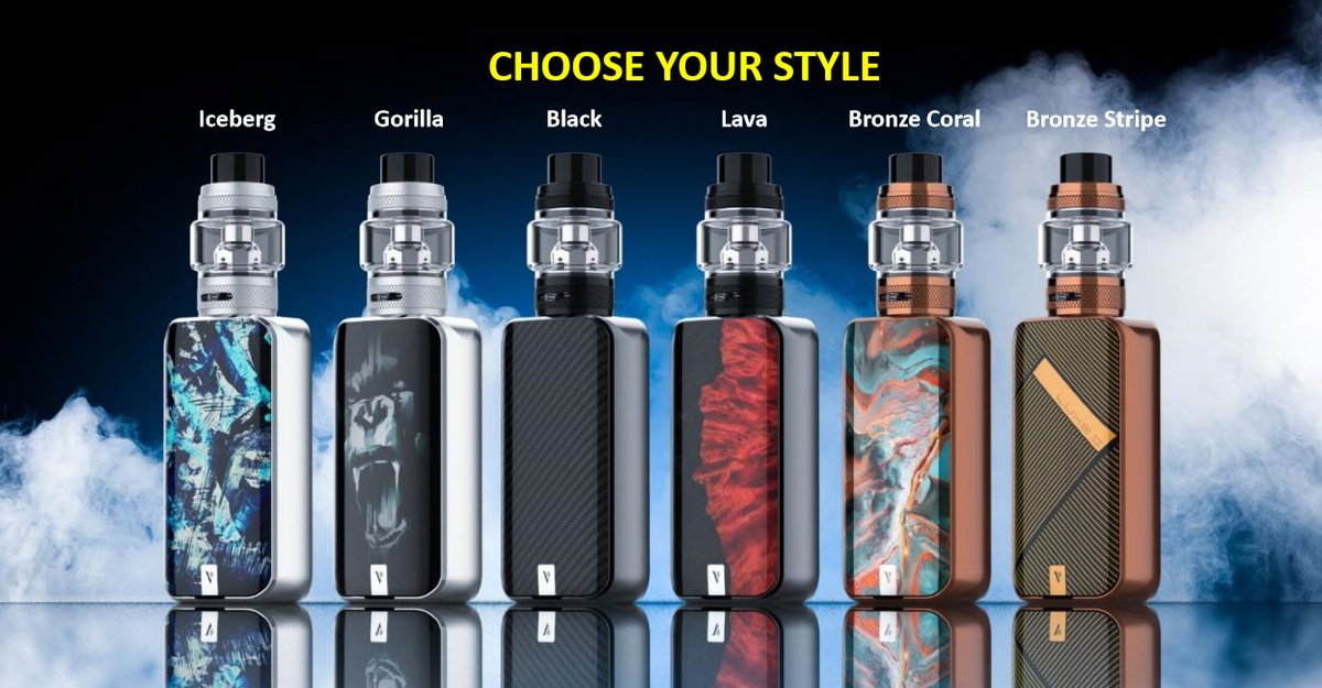 3FVape on Twitter: &quot;#Vaporesso LUXE II VW Vape Box Mod Kit empowers a flavorful and powerful vaping experience. *Chipset: AXON Chip *Coils: 1 x GT Meshed Coil (0.18ohm, 50~85W), 1 x GT4