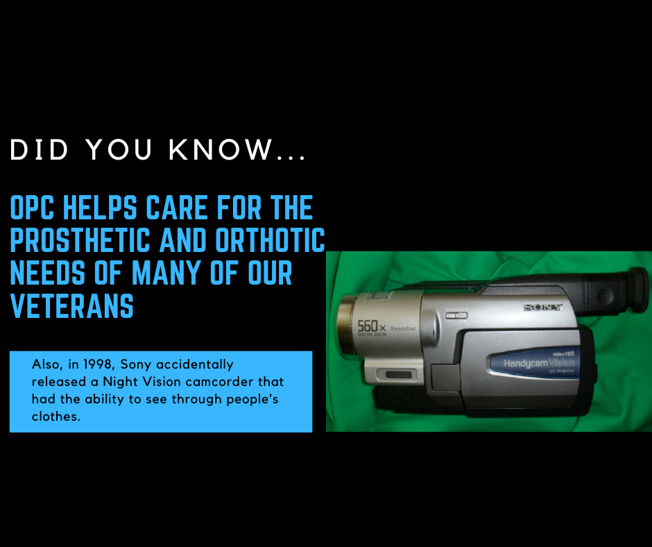 #FunFactFriday #OPCfacts #DidYouKnow #WeAreOPC #IamOPC #Veterans #XRayVision