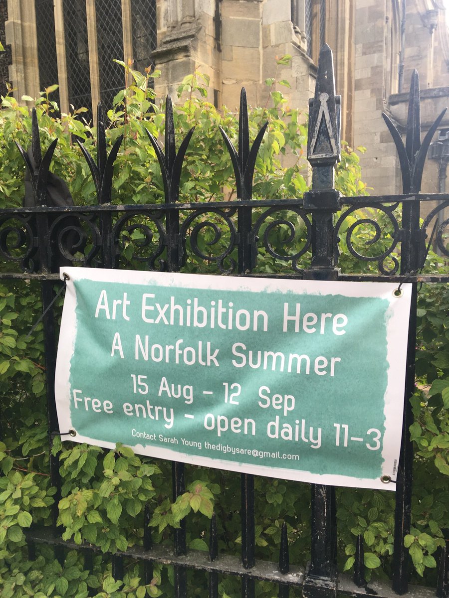 Posters up - works are coming in. Do you want to take part in #ANorfolkSummer ? - you don’t have to be a Norfolk artist to take part. You can submit art now. DM me for more info 

#artsubmissions #newexhibition #norfolksummer #calltoartists #art #exhibition #norwich