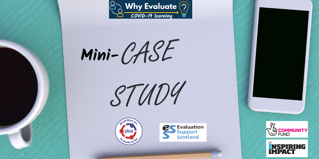 EvalSupScot's tweet photo. Have a mini-break by reading one of our new mini-case studies about learning from evaluation! Here's one where Laura Kearney from @PLUSForthValley talks about using social media for evaluation. See: https://t.co/cZ9H3jh1Ep #IsolationEvaluation @TNLComFundScot @Inspiringlmpact https://t.co/XI2SPLdAKP