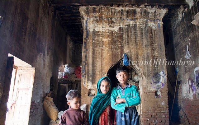 64•An ancient old Hindu temple being used as a residential building in Mianwali, Punjab, Pakistan.