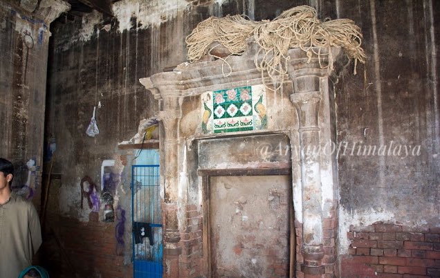64•An ancient old Hindu temple being used as a residential building in Mianwali, Punjab, Pakistan.