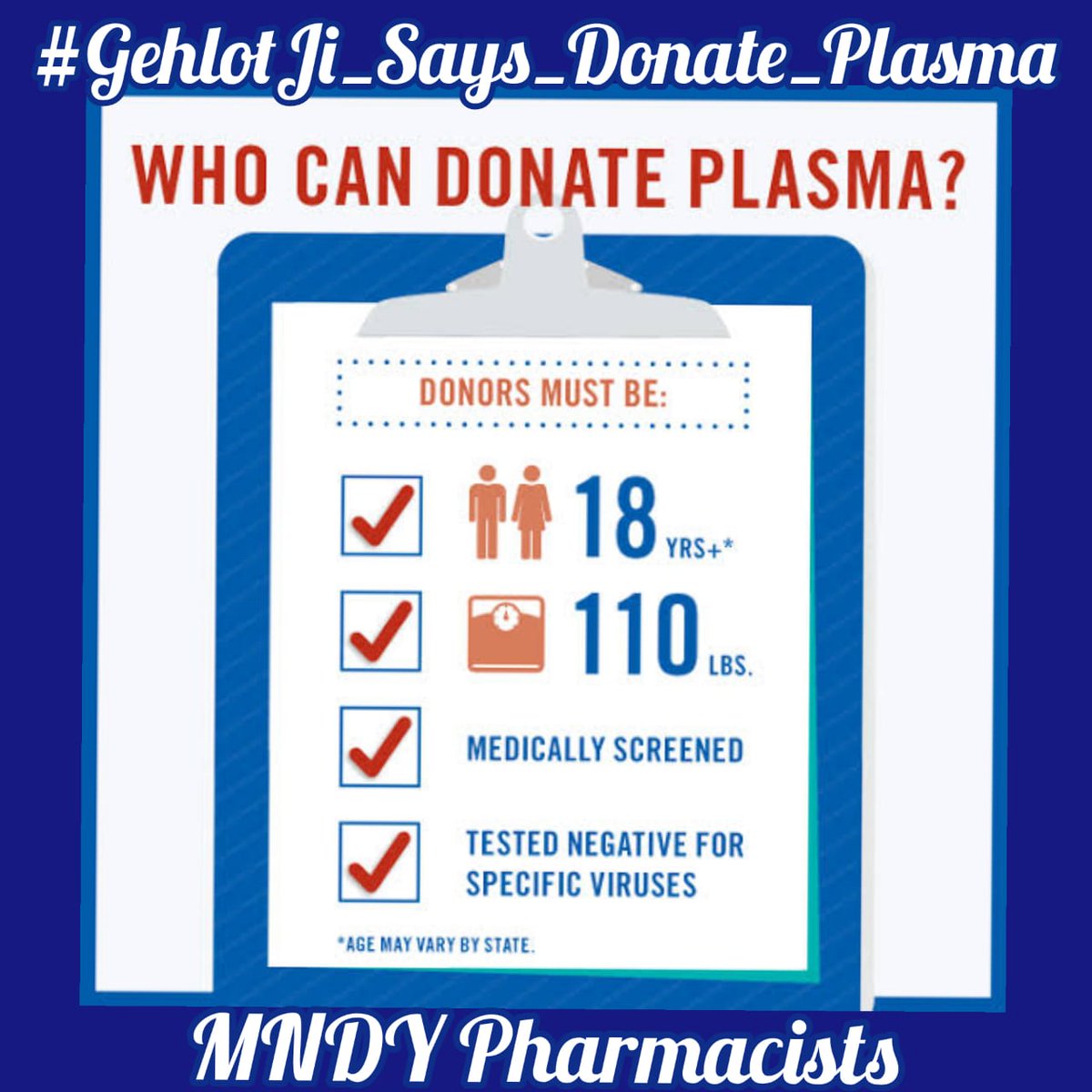 एक बोतल प्लाज्मादान, एक जीवन का दान।
#GehlotJi_Says_Donate_Plasma
<a href="/ashokgehlot51/">Ashok Gehlot</a>
<a href="/RaghusharmaINC/">Dr. Raghu Sharma</a>
<a href="/KumariRukshmani/">Rukshmanii Kumari</a>
<a href="/rohanrgupta/">Rohan Gupta</a>
@nitinagarwalpcc
<a href="/KrishnaPooniaIN/">Dr. Krishna Poonia</a>
<a href="/vinodmittal9/">VINOD MITTAL</a>
<a href="/rajcmo/">CMO Rajasthan</a>
<a href="/rajgovofficial/">Government of Rajasthan</a>
<a href="/drsanjeevrajp4/">Dr Sanjeevv Rajpurohit</a>
<a href="/Rpcc_ITcell/">INC RPCC IT CELL</a>