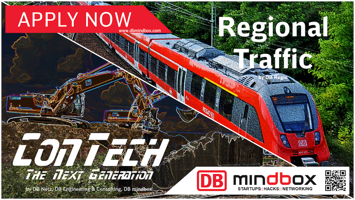 startup_valley's tweet photo. DB mindbox Startup-Hub Deutschen Bahn: Innovative Ansätze für digitale Bauprojekte und den Regionalverkehr der Zukunft gesucht
#ConTech #DB #DBmindbox #DeutscheBahn #Gründer #Regio #Startup #StartupHub #StartupProgramm
https://t.co/fdaTCaQ03H https://t.co/w63Aylvyxj