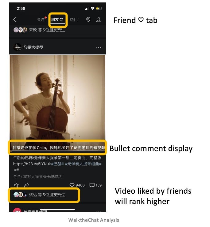 WalktheChat's tweet photo. Two news in the Chinese digital world:
- WeChat Channel Daily Active Users reaches 200 million, Top tabs are updated into Follow, Friends, and Trendy, with the Friends tab as the default tab and added bullet comment feature.
- WeChat to launch a native Mini Shop plugin. https://t.co/yScYltVwMz