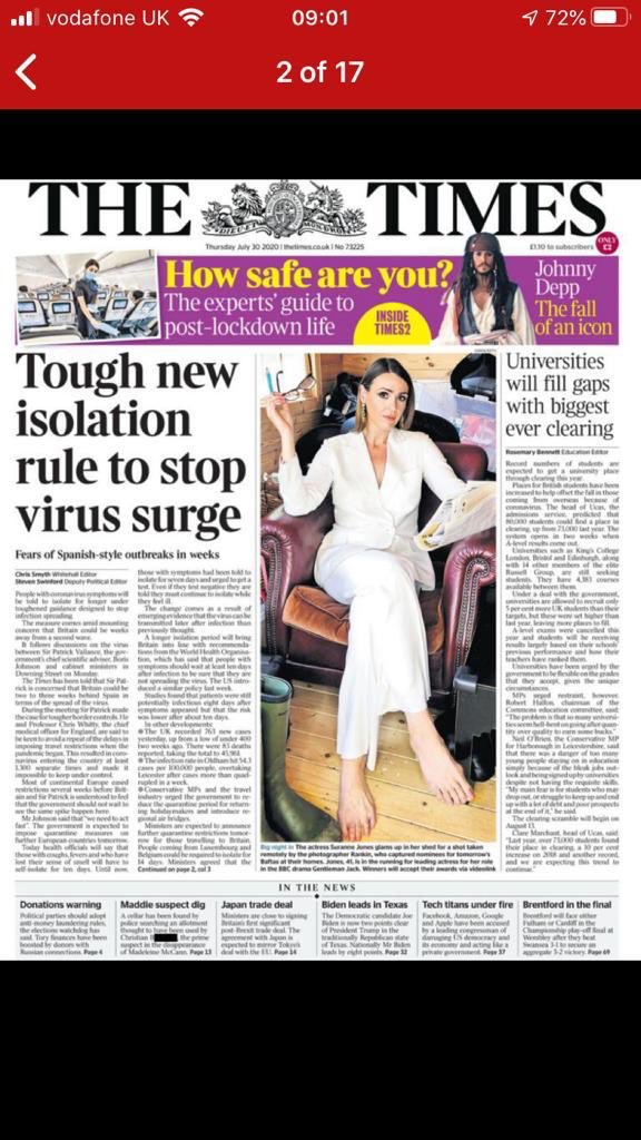 Day before BAFTA’s 👍