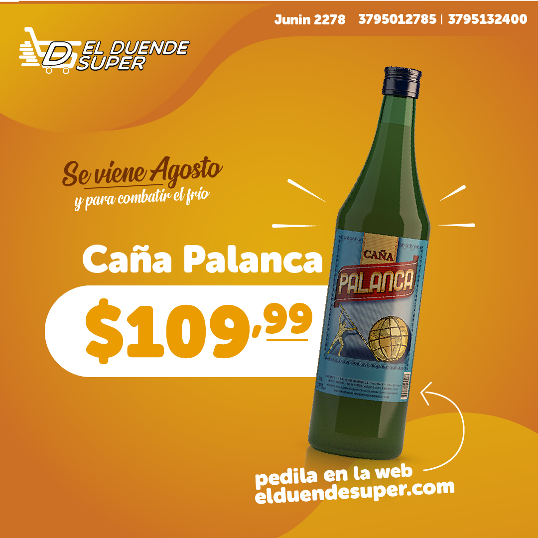 ELDuendeSuper1's tweet photo. #AGOSTO #CAÑAPALANCA nos acompaña para recibir el mes con una #tradicion 100% #Argentina la encontras en el Duende super, también podes pedirla en la WEB!!! https://t.co/wiQLTwKbpJ