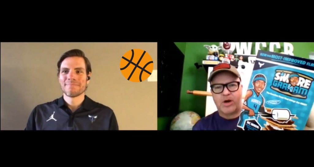 WilsonsWorld's tweet photo. Talking #SmoreGraham & @Hornets π with @JWFOCKE up next on @WCCBCharlotte #NBA https://t.co/IllYDpQnTr