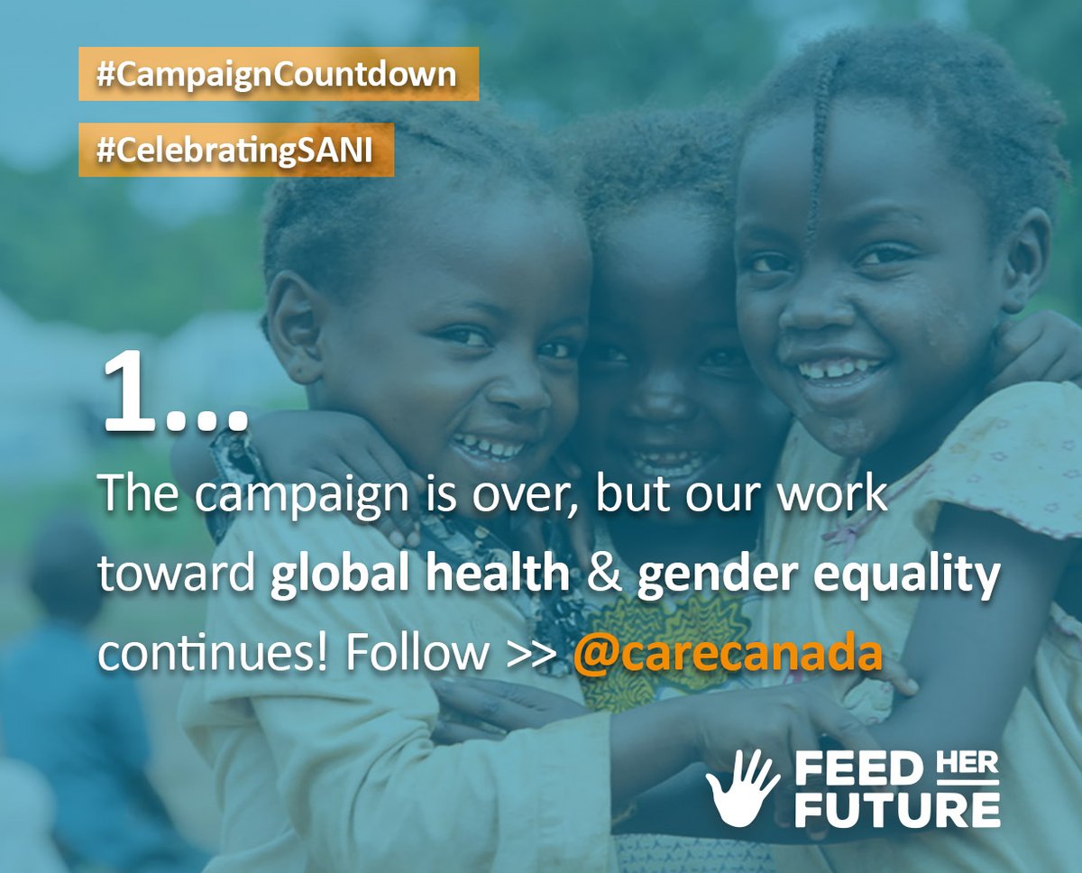 FeedHerFuture's tweet photo. 1… Today, the #CampaignCountdown completes and we reach the end of #FeedHerFuture🎉⭐️ But, even as we say goodbye, we know the work has truly just begun… https://t.co/KAjULpc7Dj