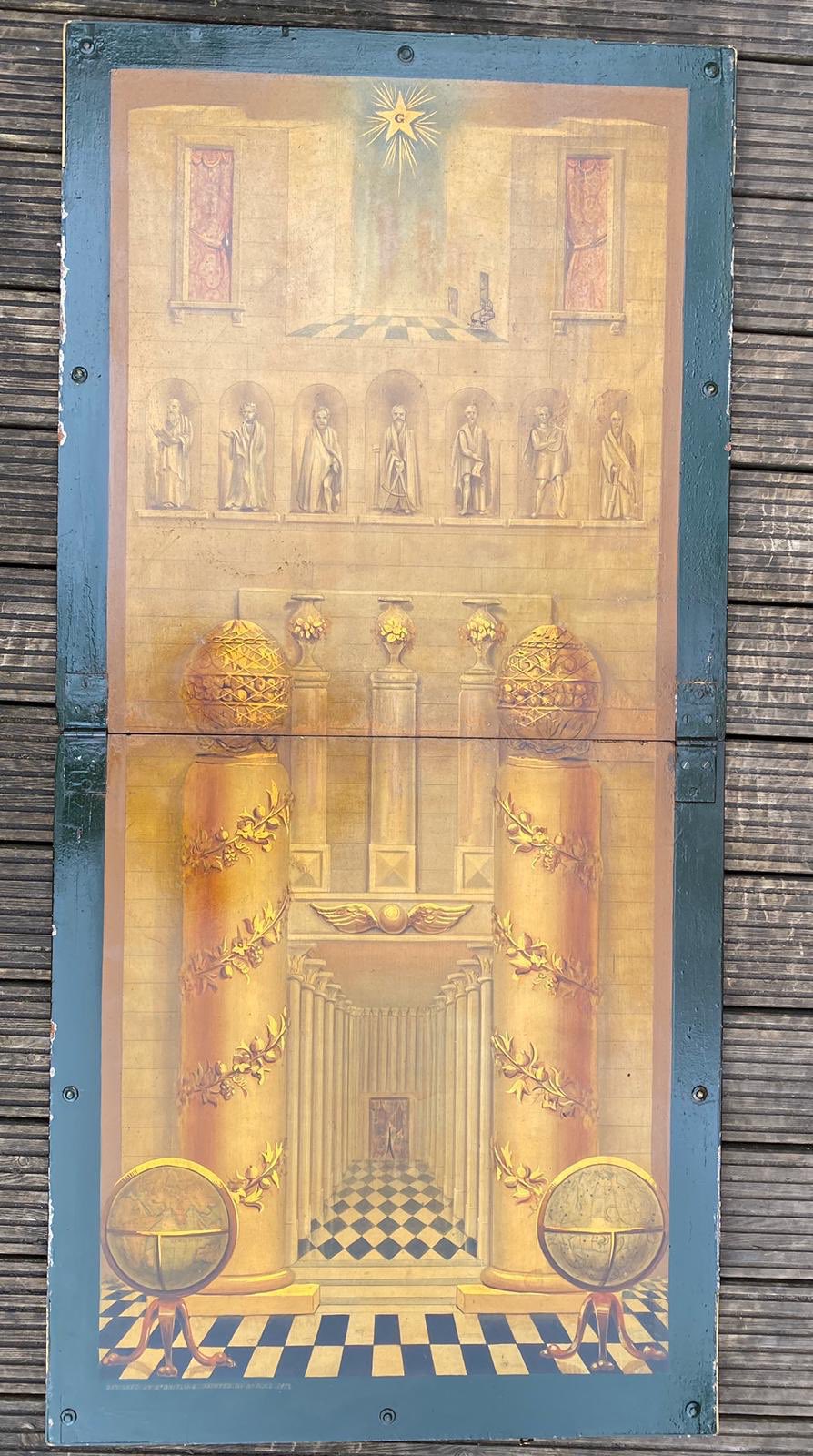 Masonic tracing board restoration: protecting & preserving