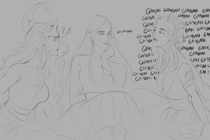seharusnya sih discussing war plans tapi ghibah TROSSSS 